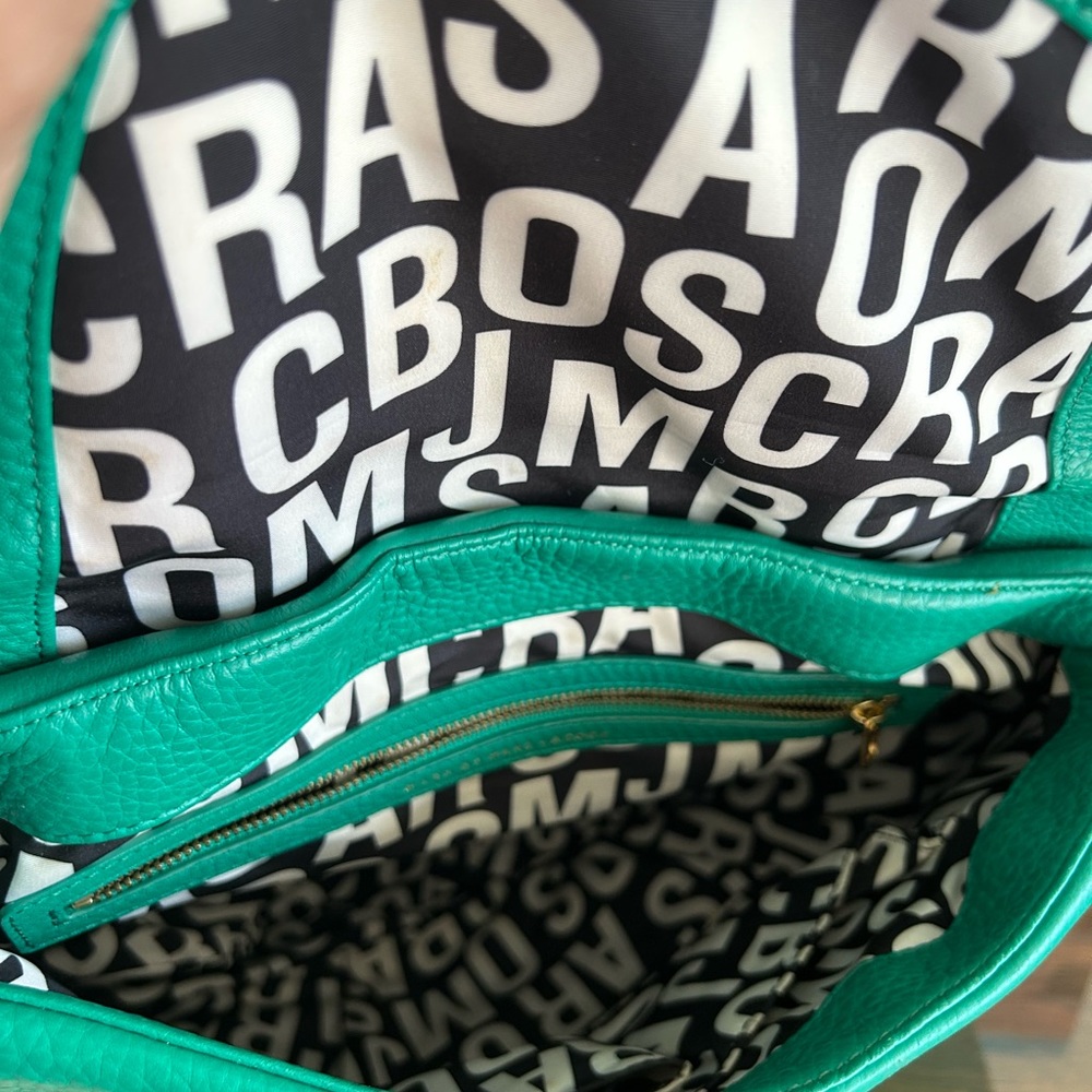 Rare Marc Jacobs Green Leather Backpack - Picture 4 of 11